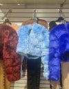 Cropped Faux Fur Coats