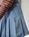 Denim Tennis Skirt