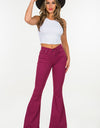 Bell Bottom Jean in Plum