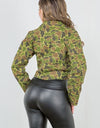 Bubble Camo Jacket in Gren