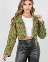 Bubble Camo Jacket in Gren