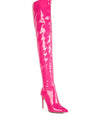 Eclectic Patent Pu Long Stiletto Boots