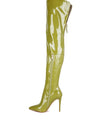 Eclectic Patent Pu Long Stiletto Boots