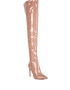 Eclectic Patent Pu Long Stiletto Boots