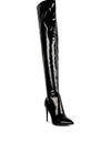 Eclectic Patent Pu Long Stiletto Boots