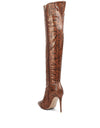 Catalina Snake Print Stiletto Knee Boots