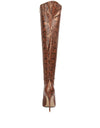 Catalina Snake Print Stiletto Knee Boots