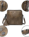 Small crossbody bag W guitar strap triple pockets