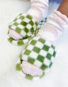 Luxe Lounge Checker Cozy Slippers