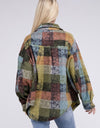 Loose Fit Buttoned Down Check Shirt Jacket