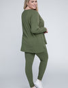 Plus Brushed DTY Microfiber Loungewear Set