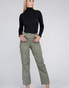 Everyday Wear Elastic-Waist Cargo Pants