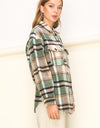 Sweet Comfort Plaid Pattern Shacket