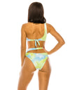 Tie Dye Asymmetric Cut Bikini