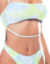 TIE DYE CUTOUT ONE PIECE