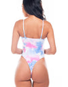 TIE DYE CUTOUT ONE PIECE