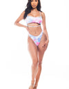 TIE DYE CUTOUT ONE PIECE