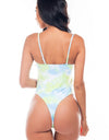 TIE DYE CUTOUT ONE PIECE