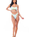 TIE DYE CUTOUT ONE PIECE