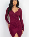 Shirred Bodycon Mini Dress