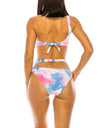 Tie Dye Asymmetric Cut Bikini